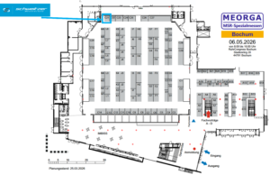 Meorga Bochum Hallenplan